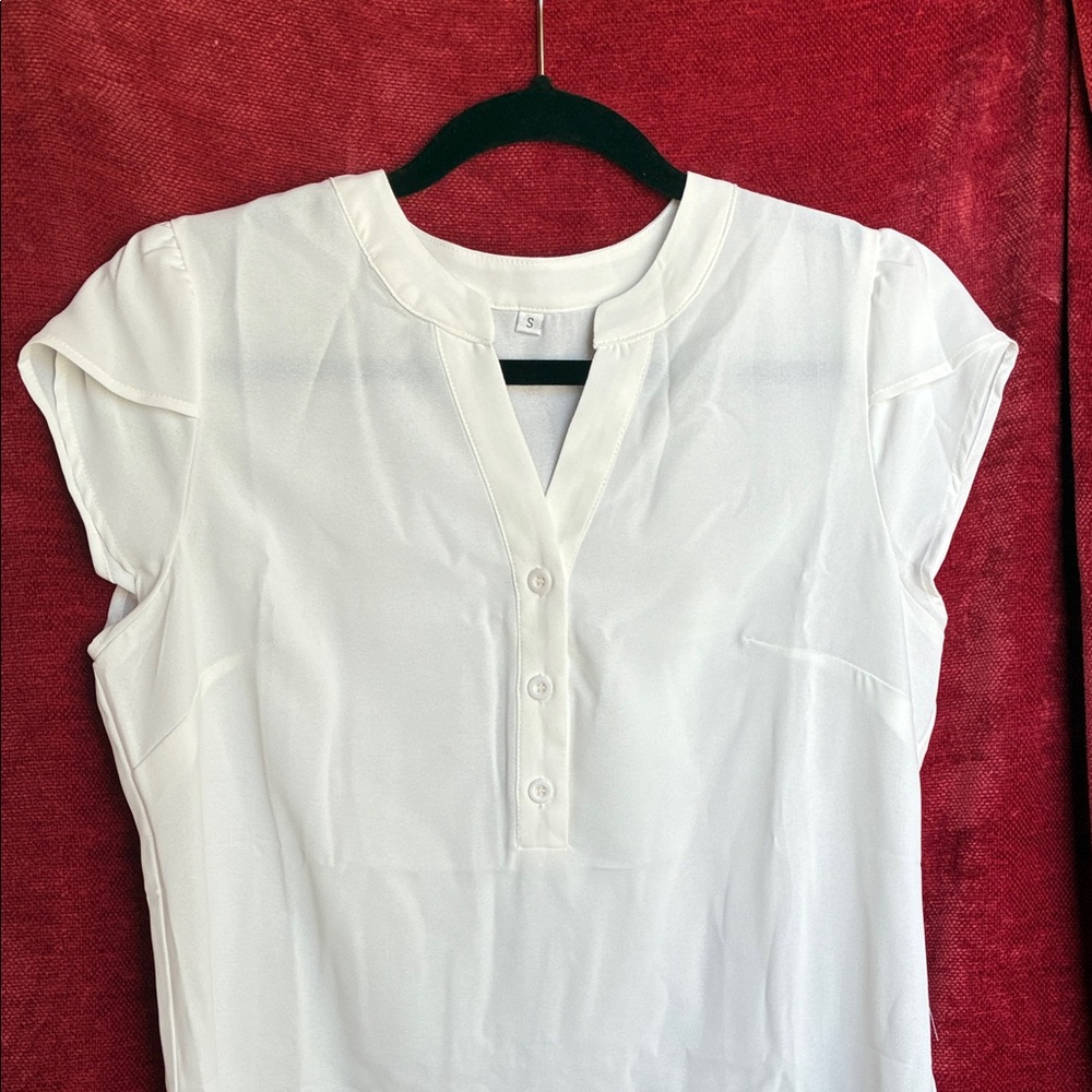 Elegant White Women's Top